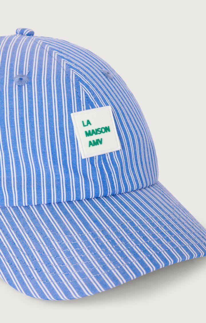 American Vintage gestreifte Kappe Zatybay Unisex blau